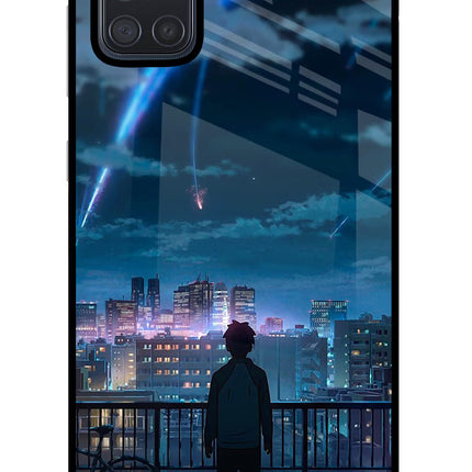 Anime Samsung A71 Glass Case Back Cover by Casekaro