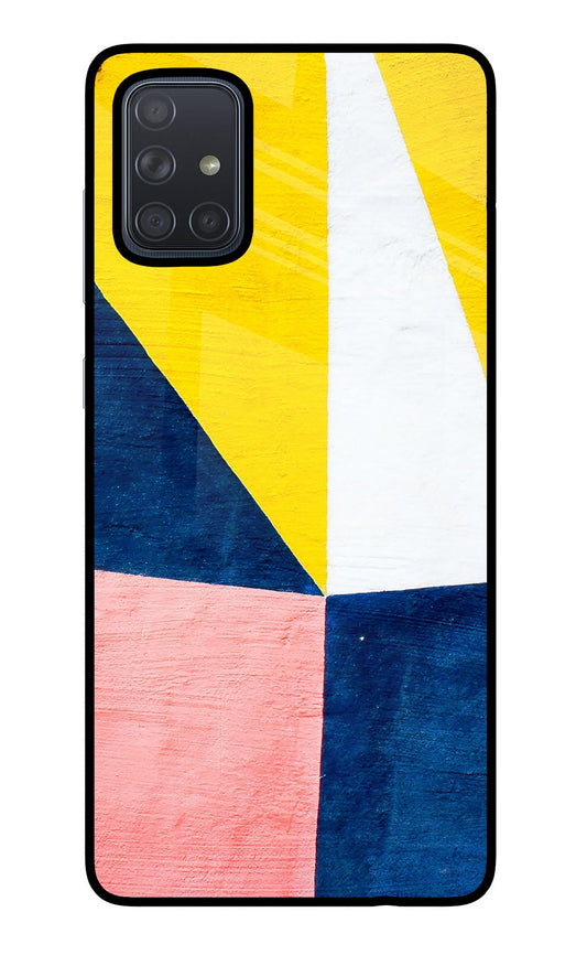 Colourful Art Samsung A71 Glass Case