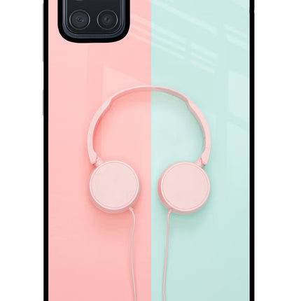 Music Lover Samsung A71 Glass Case Back Cover by Casekaro