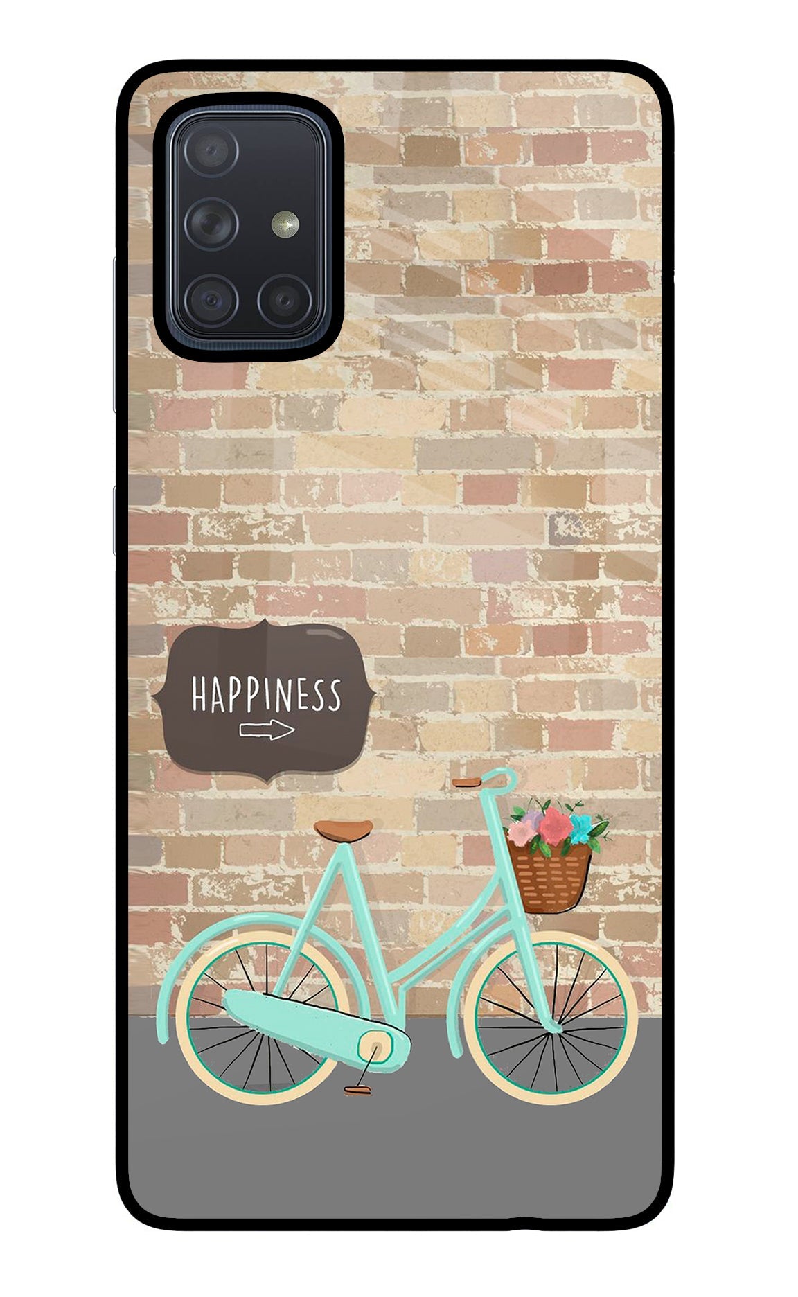 Happiness Artwork Samsung A71 Back Cover