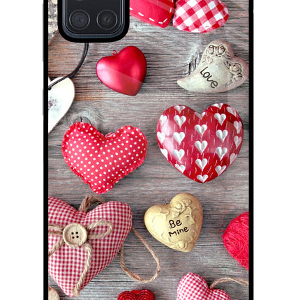 Love Wallpaper Samsung A71 Glass Case Back Cover by Casekaro