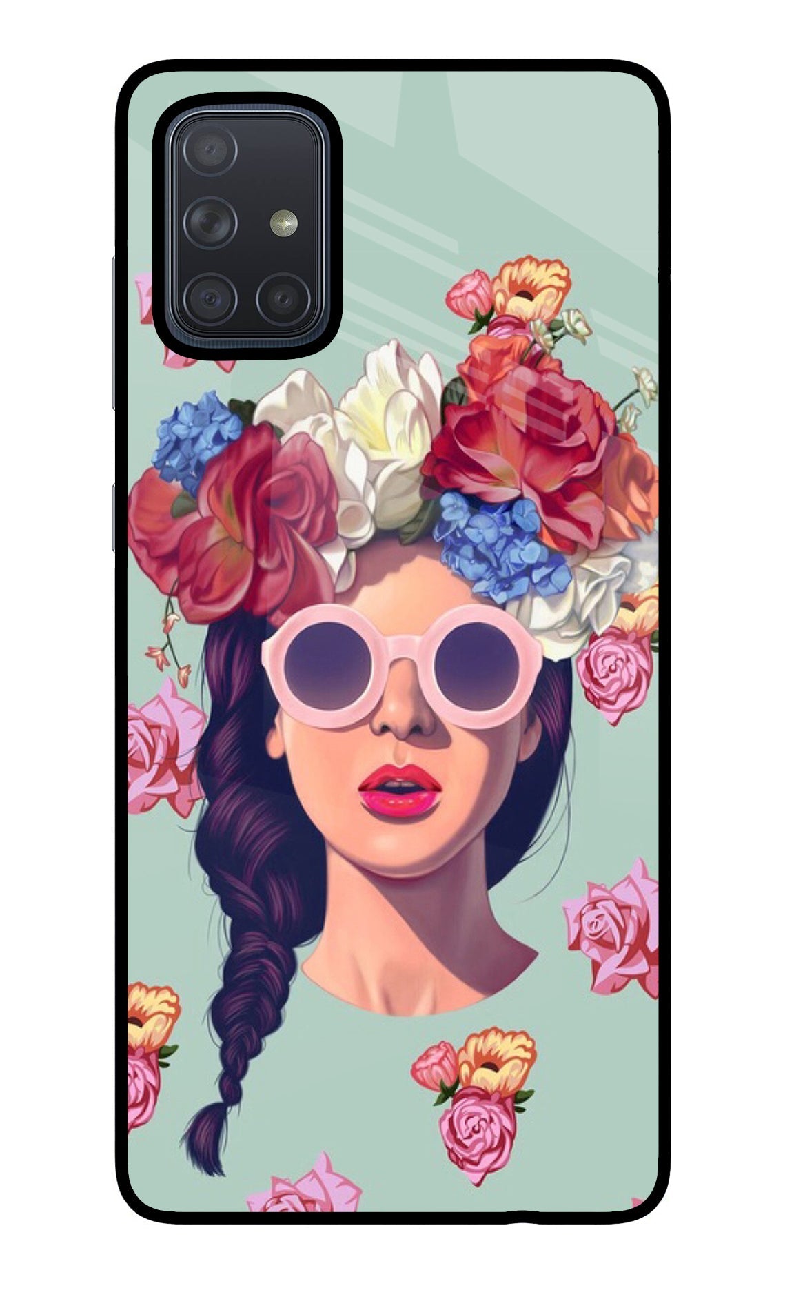 Pretty Girl Samsung A71 Glass Case