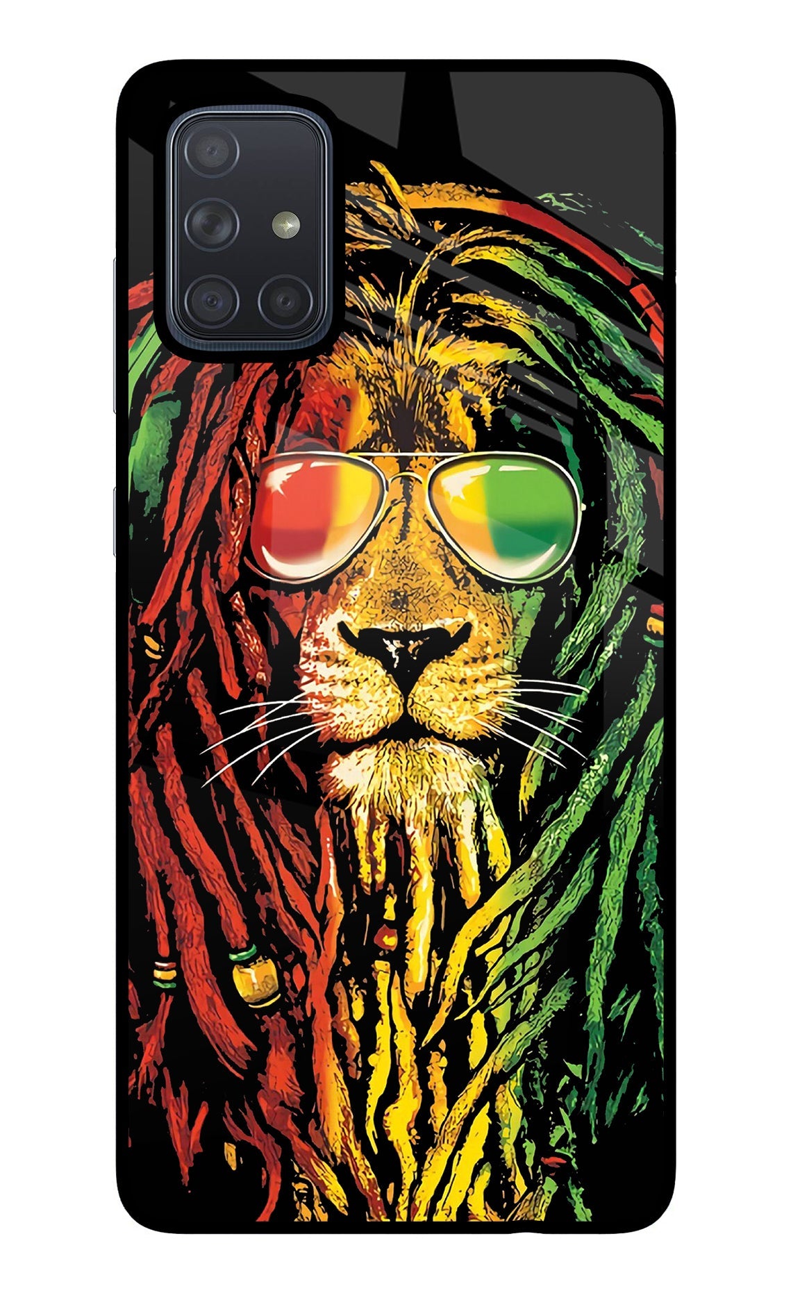 Rasta Lion Samsung A71 Back Cover