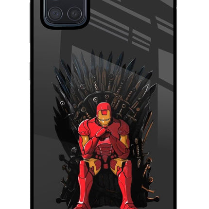 Ironman Throne Samsung A71 Glass Case
