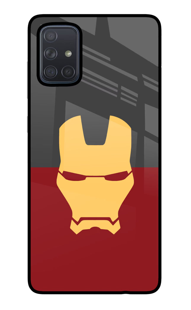 Ironman Samsung A71 Glass Case Back Cover by Casekaro