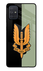 Balidan Logo Samsung A71 Glass Case