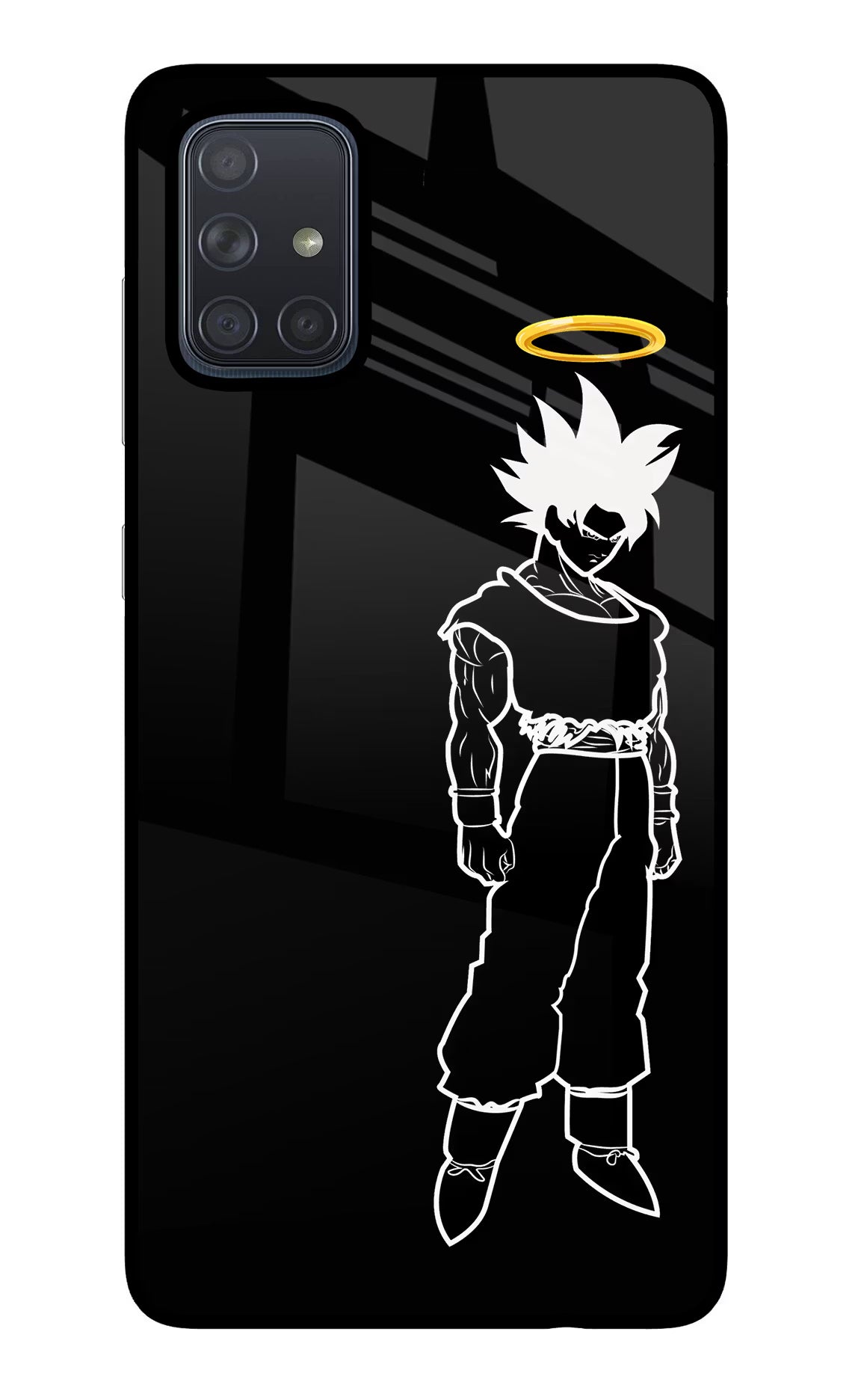 DBS Character Samsung A71 Glass Case Back Cover by Casekaro