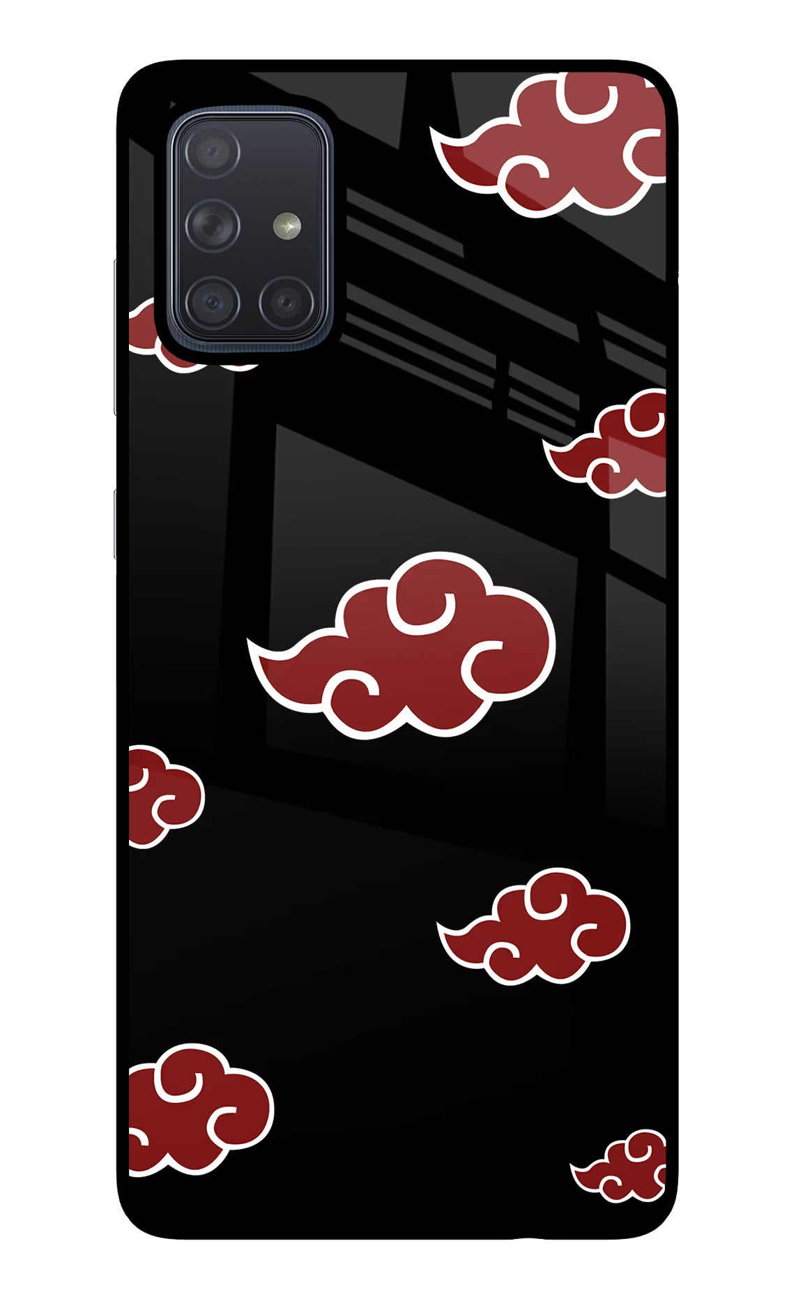 Akatsuki Samsung A71 Glass Case Back Cover by Casekaro