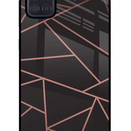 Geometric Pattern Samsung A71 Glass Case