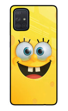 Sponge 1 Samsung A71 Glass Case