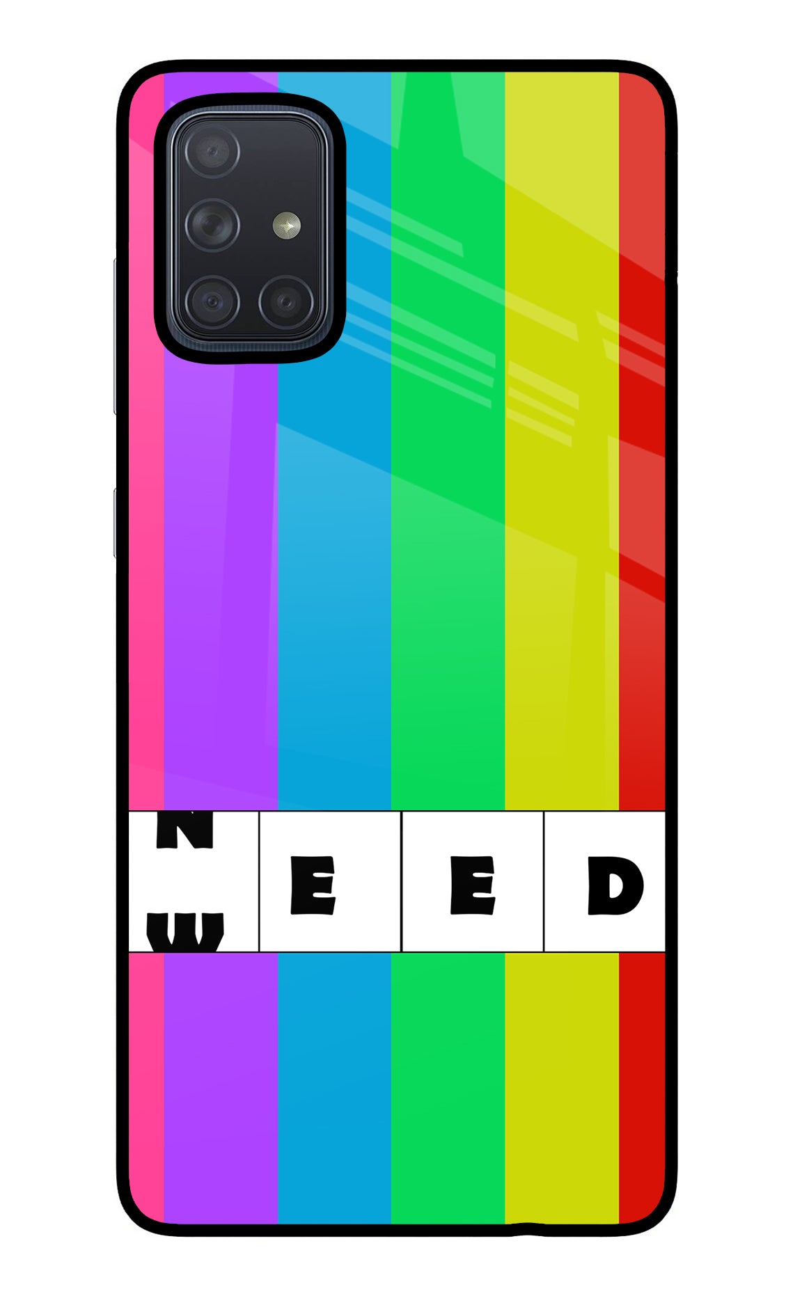 Need Weed Samsung A71 Glass Case