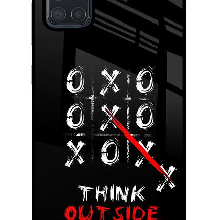Think out of the BOX Samsung A71 Glass Case Back Cover by Casekaro