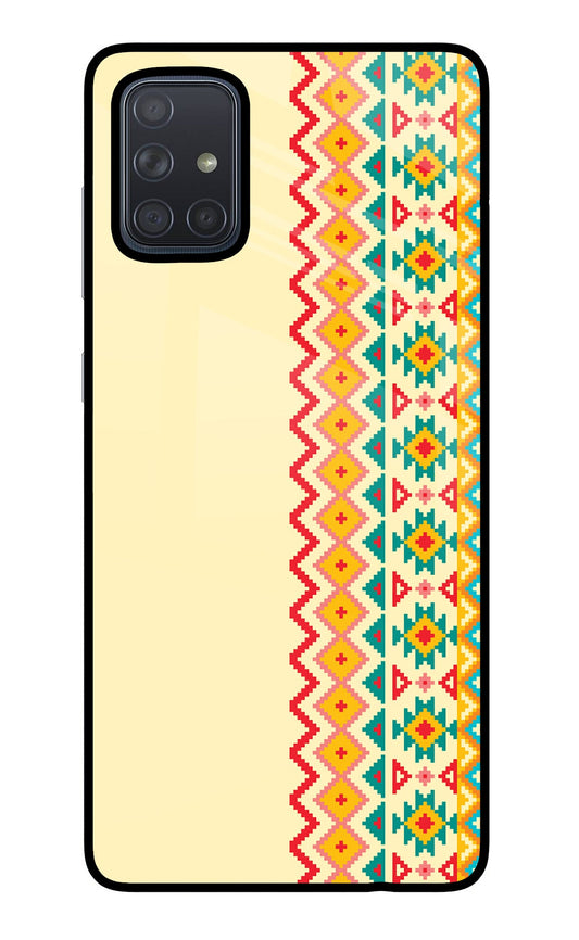 Ethnic Seamless Samsung A71 Glass Case