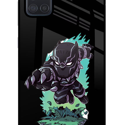 Black Panther Samsung A71 Glass Case
