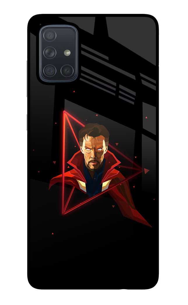Doctor Ordinary Samsung A71 Glass Case Back Cover by Casekaro