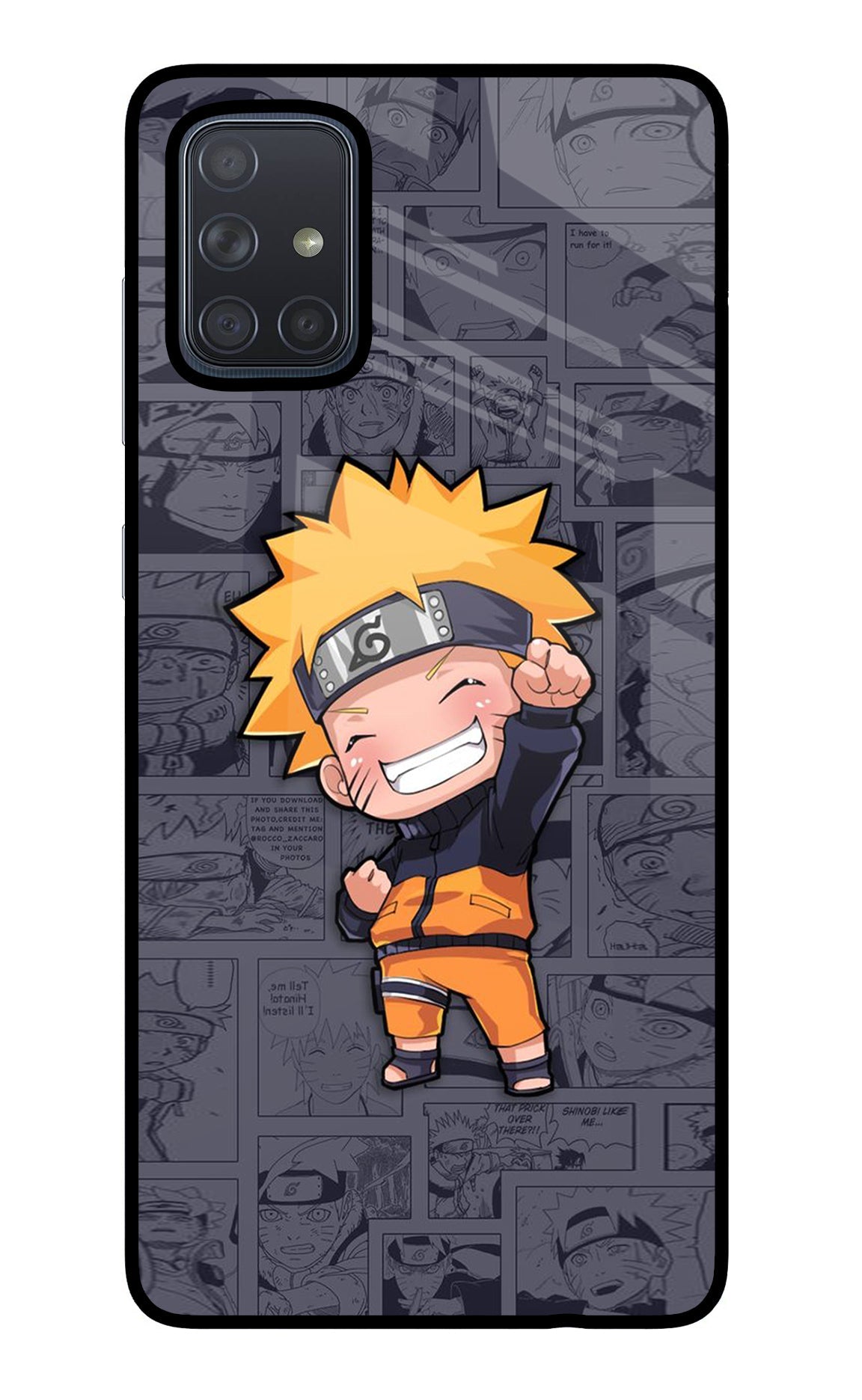 Chota Naruto Samsung A71 Back Cover