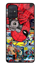 Spider Man Samsung A71 Glass Case