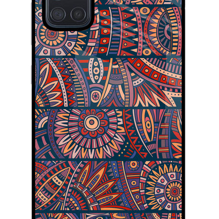 African Culture Design Samsung A71 Glass Case