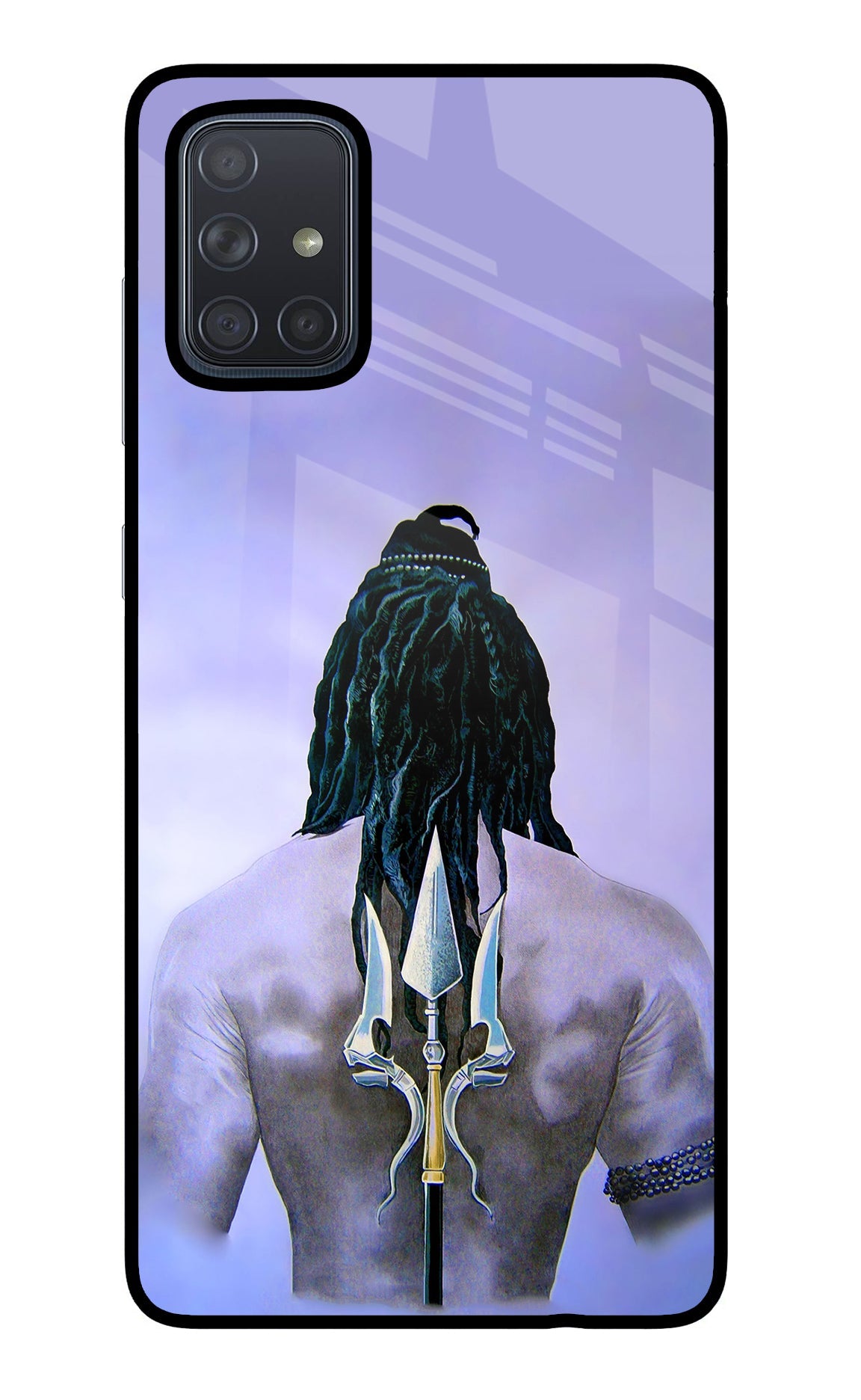 Shiva Samsung A71 Glass Case