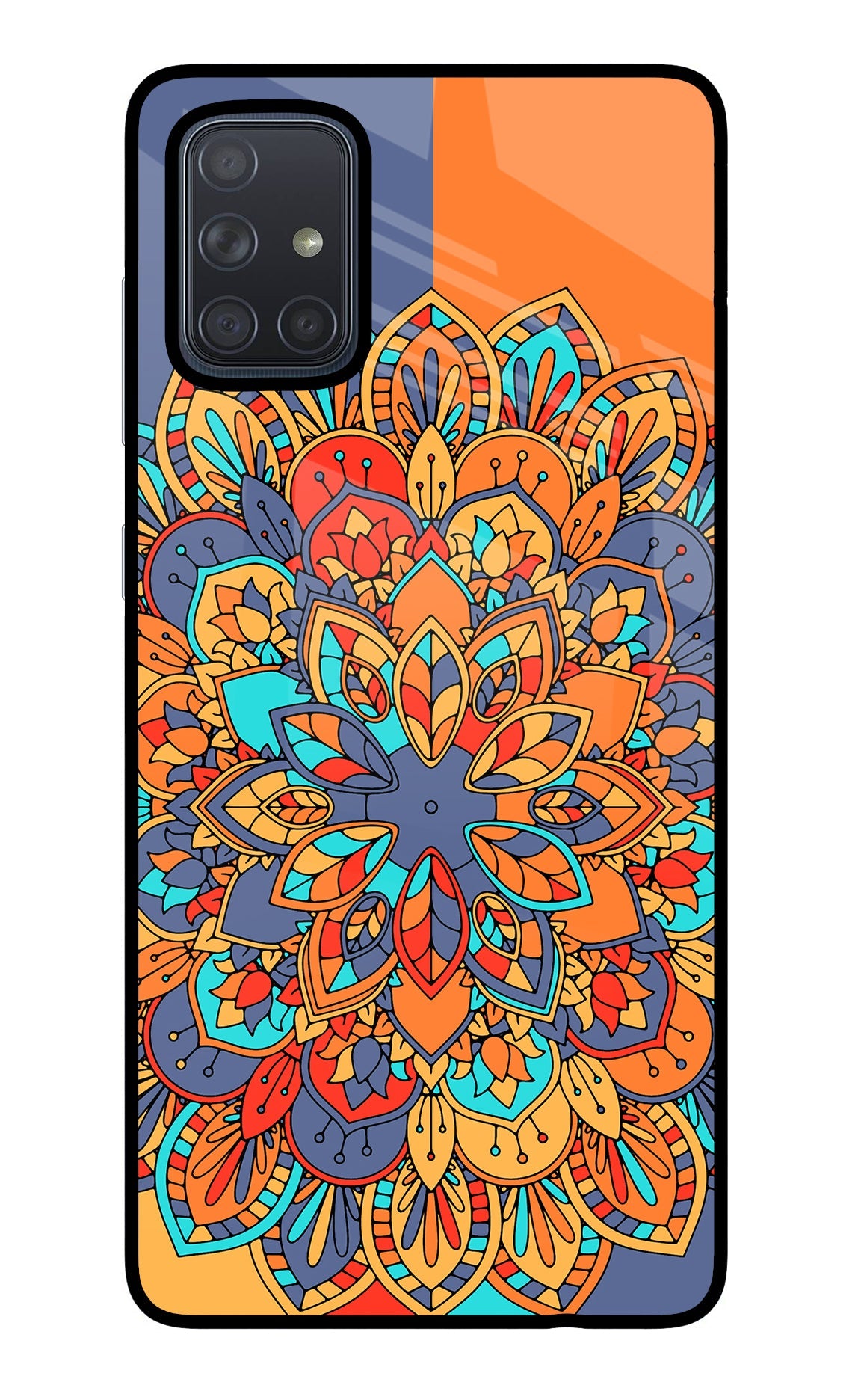 Color Mandala Samsung A71 Back Cover