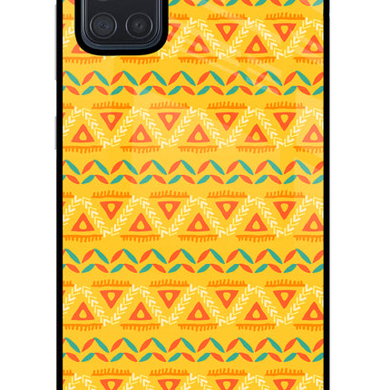 Tribal Pattern Samsung A71 Glass Case