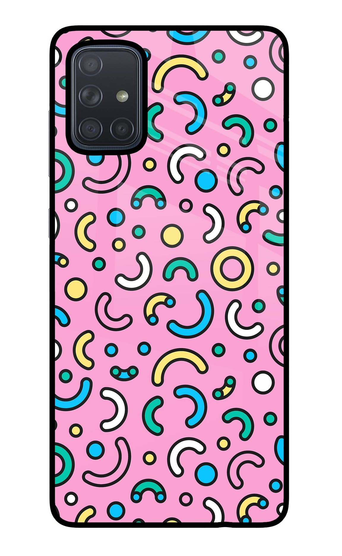 Memphis Design Samsung A71 Back Cover