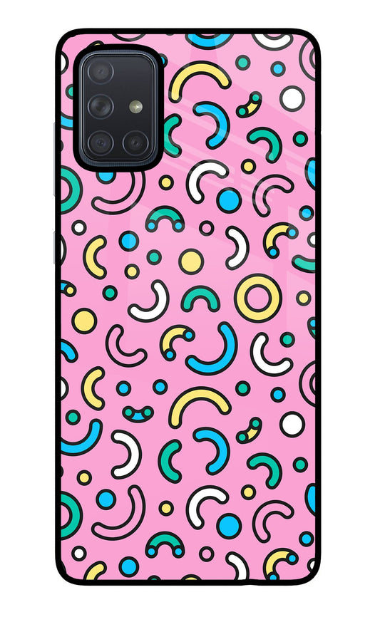 Memphis Design Samsung A71 Glass Case