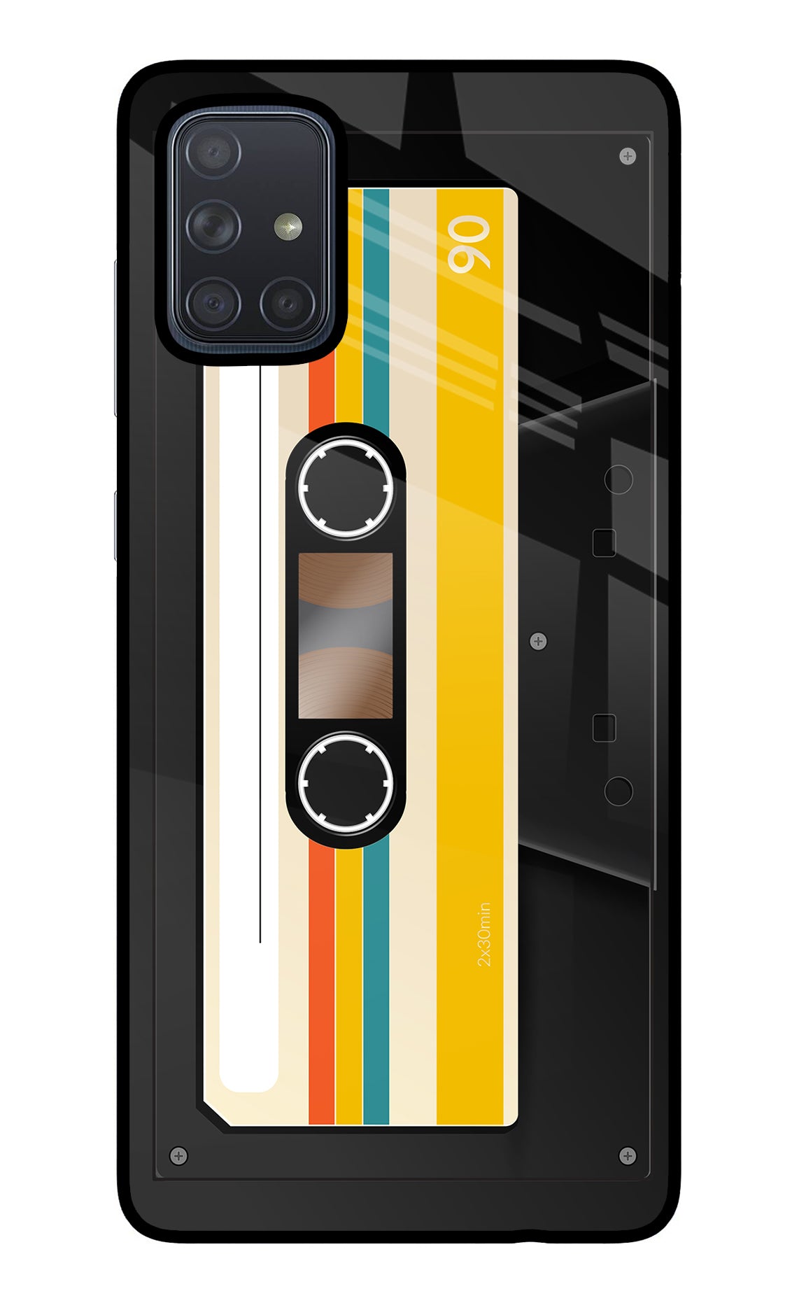 Tape Cassette Samsung A71 Back Cover