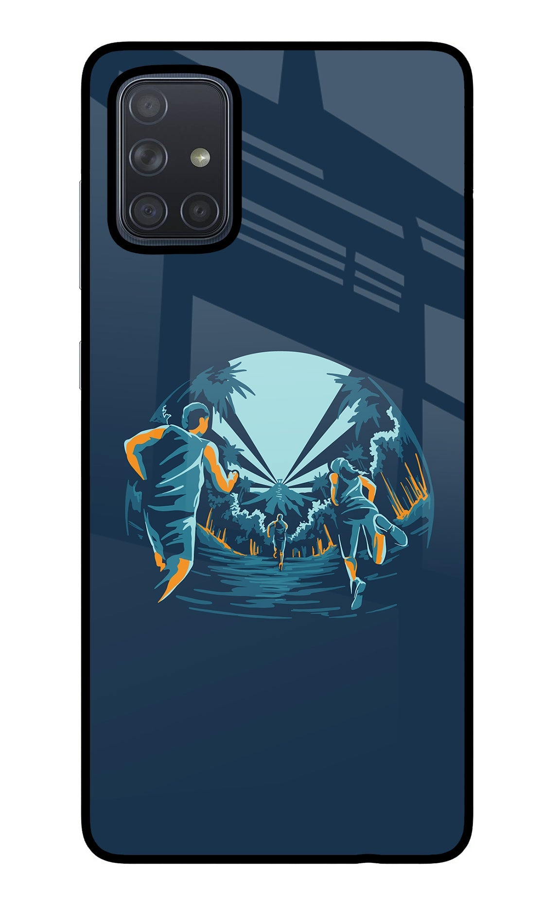 Team Run Samsung A71 Back Cover