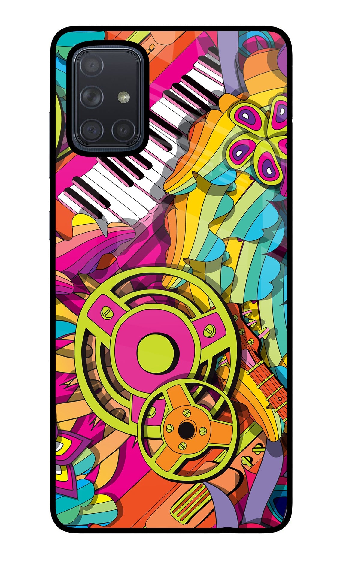 Music Doodle Samsung A71 Back Cover