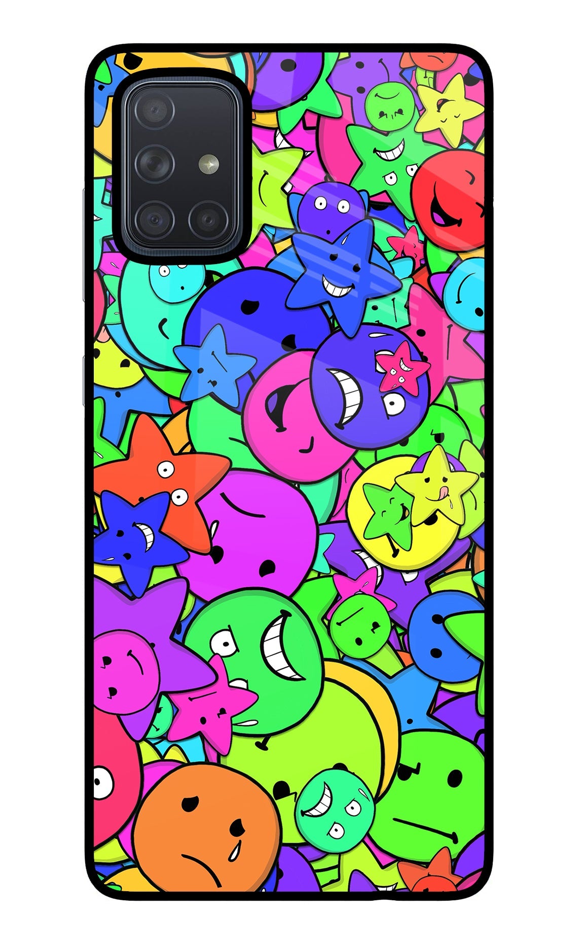 Fun Doodle Samsung A71 Glass Case