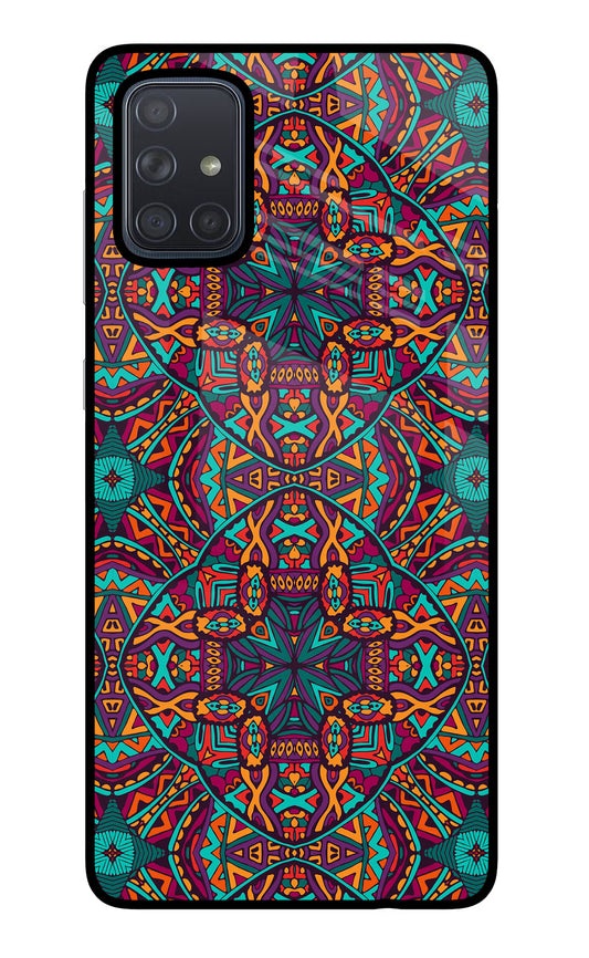 Colour Mandala Samsung A71 Glass Case