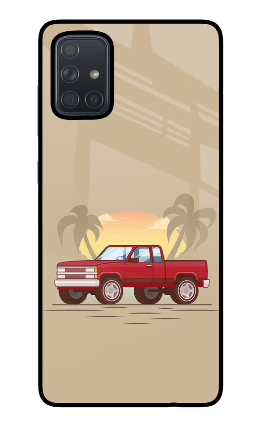 Desert Classic Drive Samsung A71 Glass Case