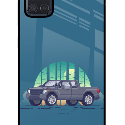 Retro Garage Vibe Samsung A71 Glass Case