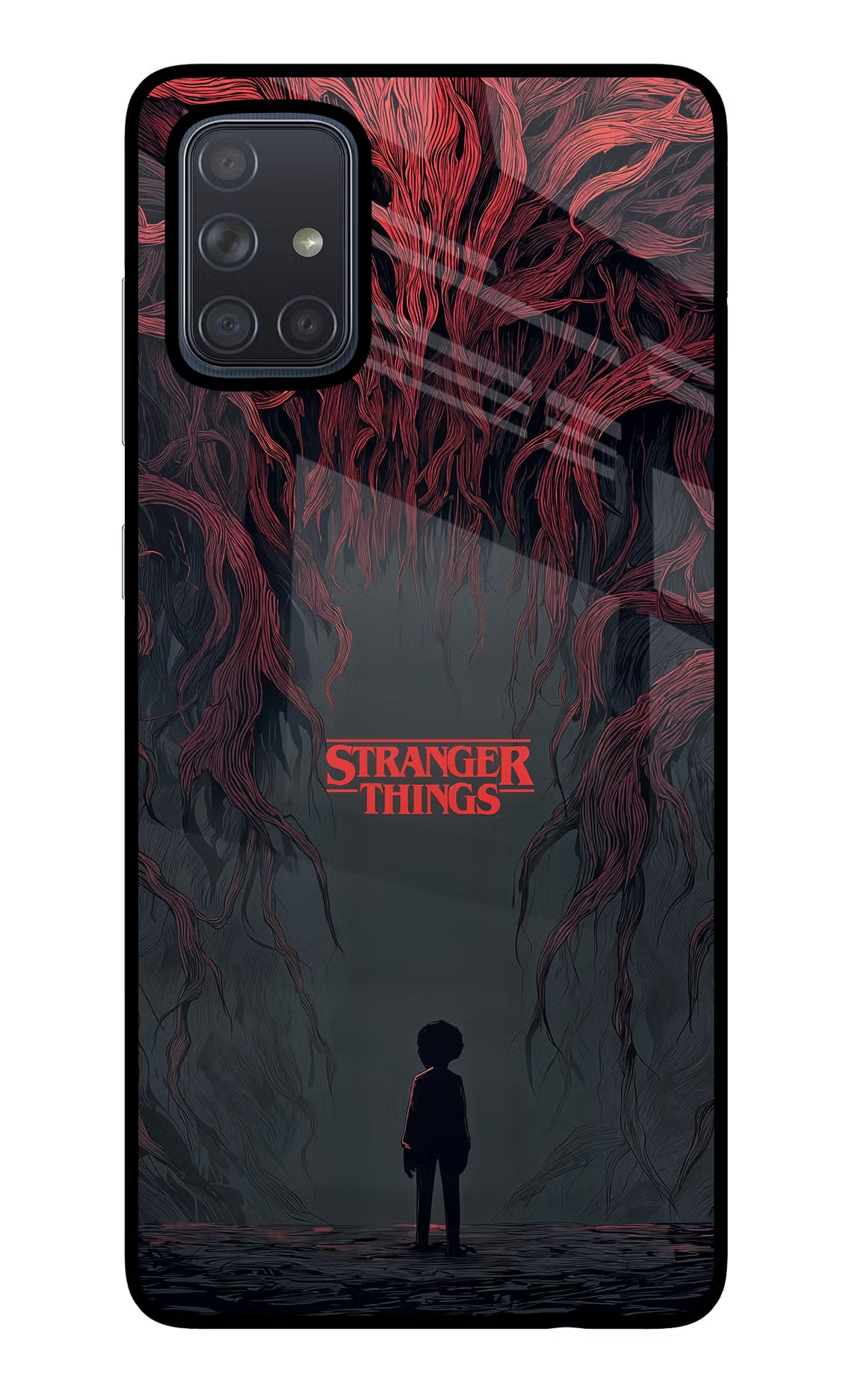 Ordinary Things Dark Side Samsung A71 Glass Case Back Cover by Casekaro