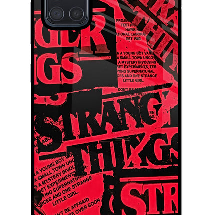 Ordinary Things Samsung A71 Glass Case Back Cover by Casekaro