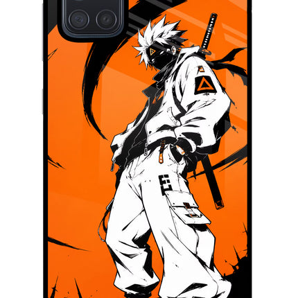 Street Samurai  Samsung A71 Glass Case Back Cover by Casekaro