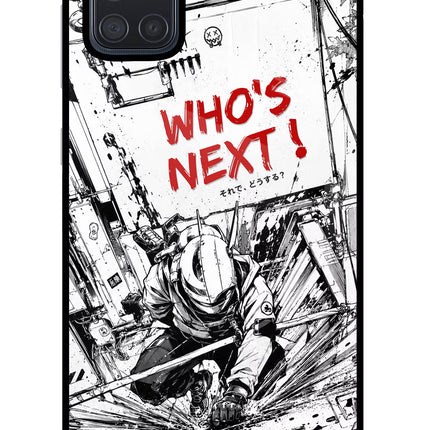 Who's Next Samsung A71 Glass Case Back Cover by Casekaro