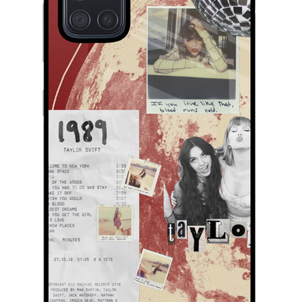 Taylor Swift Samsung A71 Glass Case Back Cover by Casekaro