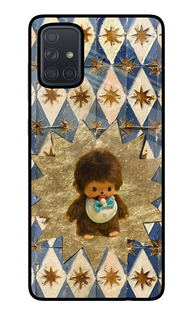 Woodooo Samsung A71 Glass Case Back Cover by Casekaro