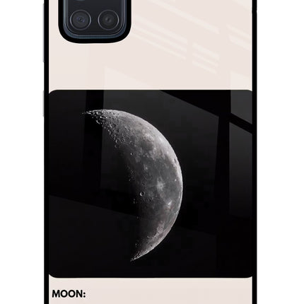 Moon Phase Samsung A71 Glass Case