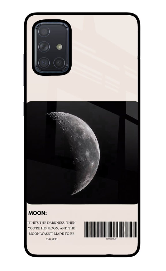Moon Phase Samsung A71 Glass Case