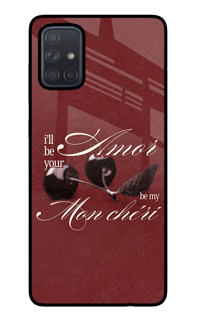 Velvet Cherry Samsung A71 Glass Case