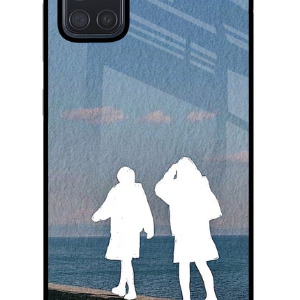 Coastal Dream Samsung A71 Glass Case Back Cover by Casekaro