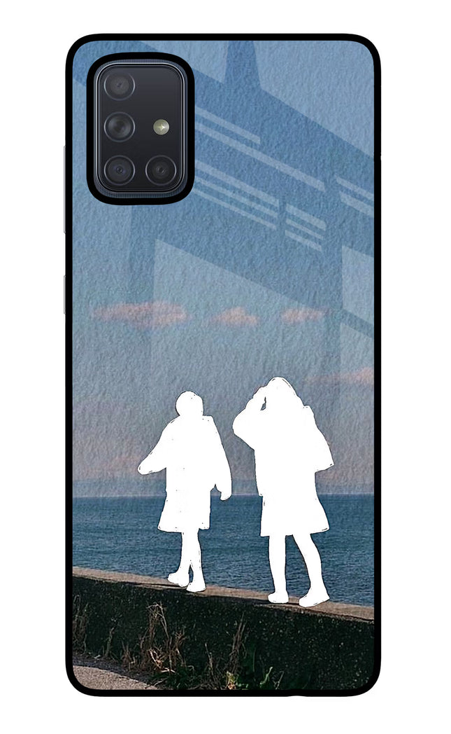 Coastal Dream Samsung A71 Glass Case Back Cover by Casekaro
