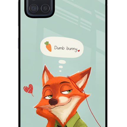 Nick Charm Samsung A71 Glass Case Back Cover by Casekaro