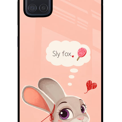 Judy Charm Samsung A71 Glass Case Back Cover by Casekaro