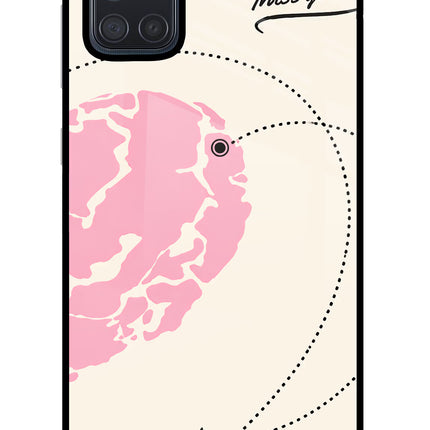 Miss Orbit Samsung A71 Glass Case