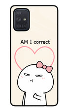 Always Right Samsung A71 Glass Case