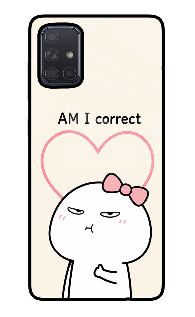 Always Right Samsung A71 Glass Case